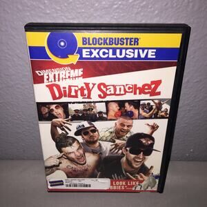 Dvd Used Dirty Sanchez Blockbuster Exclusive Movie Mtv Europe European Jackass